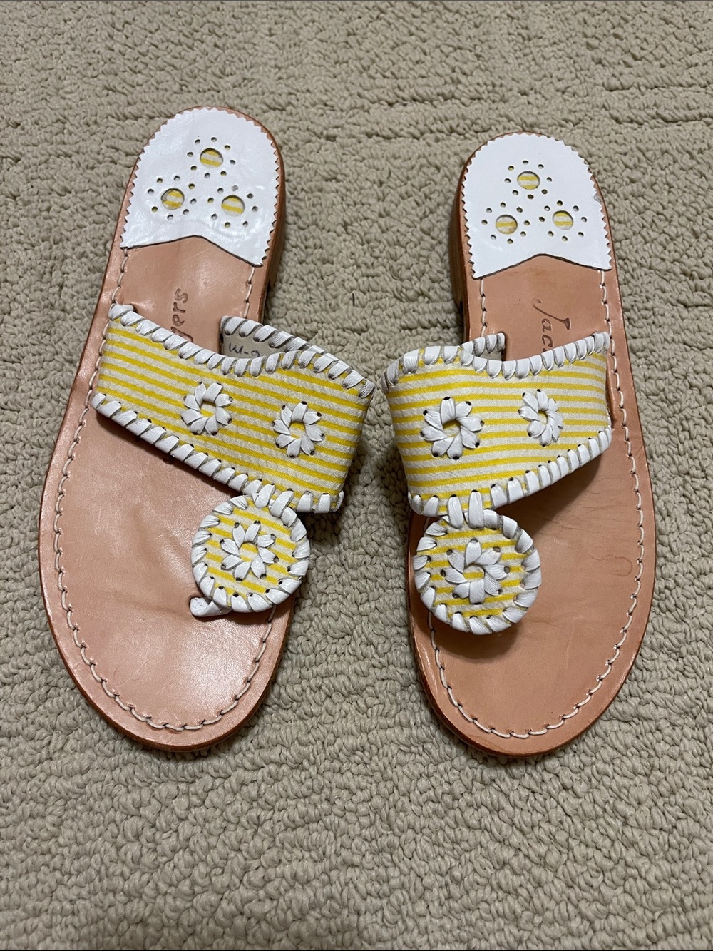 Jack Rodgers sandals size 6 excellent condition